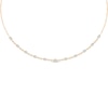 Thumbnail Image 1 of Marquise & Round-Cut Diamond Necklace 1 ct tw 10K Yellow Gold 17&quot;