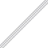 Thumbnail Image 1 of Baguette & Round-Cut Diamond Three-Row Bracelet 7 ct tw 14K White Gold 7&quot;