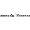 Thumbnail Image 3 of Men's Black & White Diamond Bracelet 3-1/2 ct tw Sterling Silver 8.5&quot;