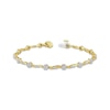 Thumbnail Image 1 of Multi-Diamond Link Bracelet 1 ct tw 10K Yellow Gold 7&quot;