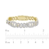 Thumbnail Image 4 of Men's Diamond Chain Link Bracelet 4-1/2 ct tw 10K Yellow Gold 8.5"