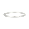 Thumbnail Image 1 of Diamond Five-Stone Bangle Bracelet 1/6 ct tw Sterling Silver