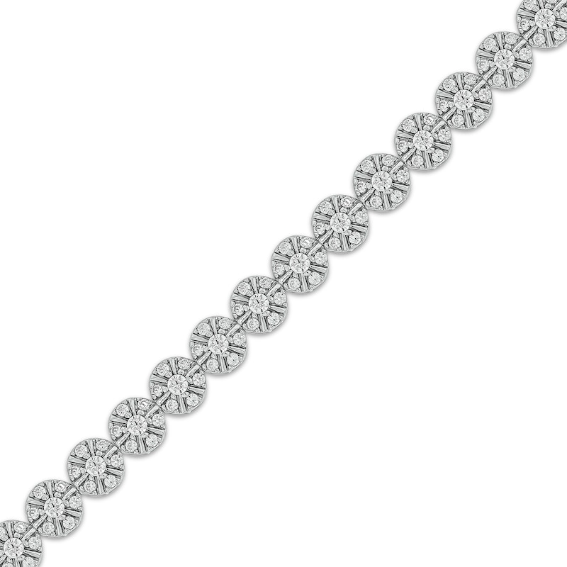 Main Image 2 of Multi-Diamond Tennis Bracelet 1-1/2 ct tw 10K White Gold 7&quot;