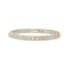 Thumbnail Image 1 of Men's Multi-Diamond Rectangle Link Bracelet 2-1/2 ct tw 10K Yellow Gold 8.5&quot;