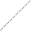 Thumbnail Image 2 of Diamond Paperclip & Curb Chain Link Bracelet 1 ct tw 10K Two-Tone Gold 7&quot;