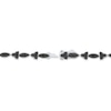 Thumbnail Image 3 of Black Diamond Link Bracelet 1 ct tw 10K White Gold 7&quot;