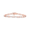 Thumbnail Image 1 of Diamond Mariner Link Bracelet 1/4 ct tw 10K Rose Gold 7&quot;