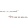 Thumbnail Image 3 of Diamond Mariner Link Bracelet 1/4 ct tw 10K Rose Gold 7&quot;