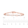 Thumbnail Image 4 of Diamond Mariner Link Bracelet 1/4 ct tw 10K Rose Gold 7&quot;