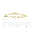 Thumbnail Image 4 of Diamond Mariner Link Bracelet 1/4 ct tw 10K Yellow Gold 7&quot;