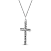 Thumbnail Image 2 of Cross Necklace Stainless Steel 24&quot;