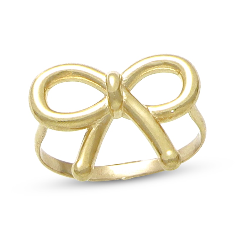 Main Image 1 of Bow Ring 10K Yellow Gold