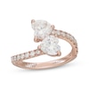 Thumbnail Image 1 of Neil Lane Artistry Heart-Shaped Lab-Grown Diamond Toi et Moi Engagement Ring 2-1/2 ct tw 14K Rose Gold