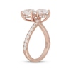 Thumbnail Image 2 of Neil Lane Artistry Heart-Shaped Lab-Grown Diamond Toi et Moi Engagement Ring 2-1/2 ct tw 14K Rose Gold