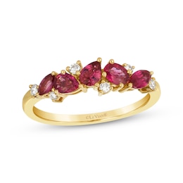 Le Vian Ruby Ring 1/10 ct tw Diamonds 14K Honey Gold®