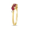 Thumbnail Image 2 of Le Vian Ruby Ring 1/10 ct tw Diamonds 14K Honey Gold®