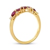 Thumbnail Image 3 of Le Vian Ruby Ring 1/10 ct tw Diamonds 14K Honey Gold®