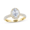 Thumbnail Image 1 of THE LEO Legacy Lab-Grown Diamond Oval-Cut Engagement Ring 1-1/2 ct tw 14K Yellow Gold