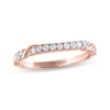 Thumbnail Image 1 of THE LEO Diamond Wedding Band 1/5 ct tw 14K Rose Gold