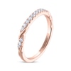 Thumbnail Image 2 of THE LEO Diamond Wedding Band 1/5 ct tw 14K Rose Gold