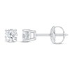 Thumbnail Image 1 of Lab-Grown Diamonds by KAY Solitaire Stud Earrings 1/2 ct tw 14K White Gold (F/SI2)