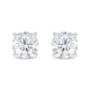 Thumbnail Image 2 of Lab-Grown Diamonds by KAY Solitaire Stud Earrings 1/2 ct tw 14K White Gold (F/SI2)