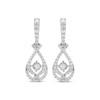 Thumbnail Image 2 of Love Entwined Diamond Drop Earrings 1/4 ct tw 10K White Gold