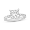 Thumbnail Image 1 of Lab-Grown Diamonds by KAY Princess-Cut Engagement Ring 3-7/8 ct tw 14K White Gold