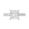 Thumbnail Image 2 of Lab-Grown Diamonds by KAY Princess-Cut Engagement Ring 3-7/8 ct tw 14K White Gold