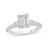 Thumbnail Image 1 of Lab-Grown Diamonds by KAY Emerald-Cut Engagement Ring 2 ct tw 14K White Gold