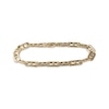 Thumbnail Image 1 of Hollow Mariner Chain Bracelet 7mm 10K Yellow Gold 8.5&quot;