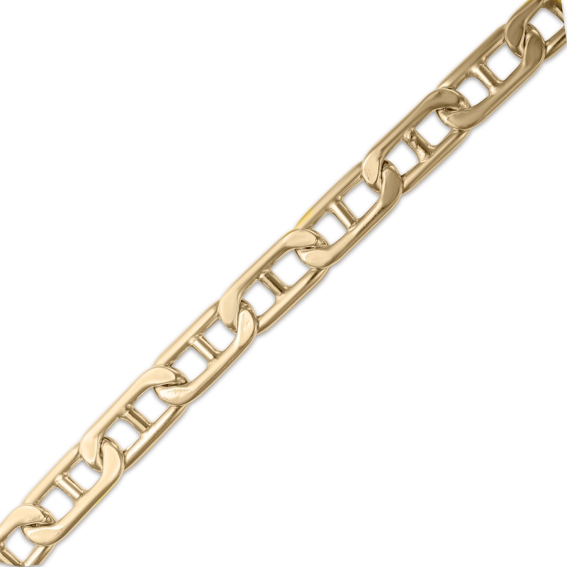 Main Image 2 of Hollow Mariner Chain Bracelet 7mm 10K Yellow Gold 8.5&quot;