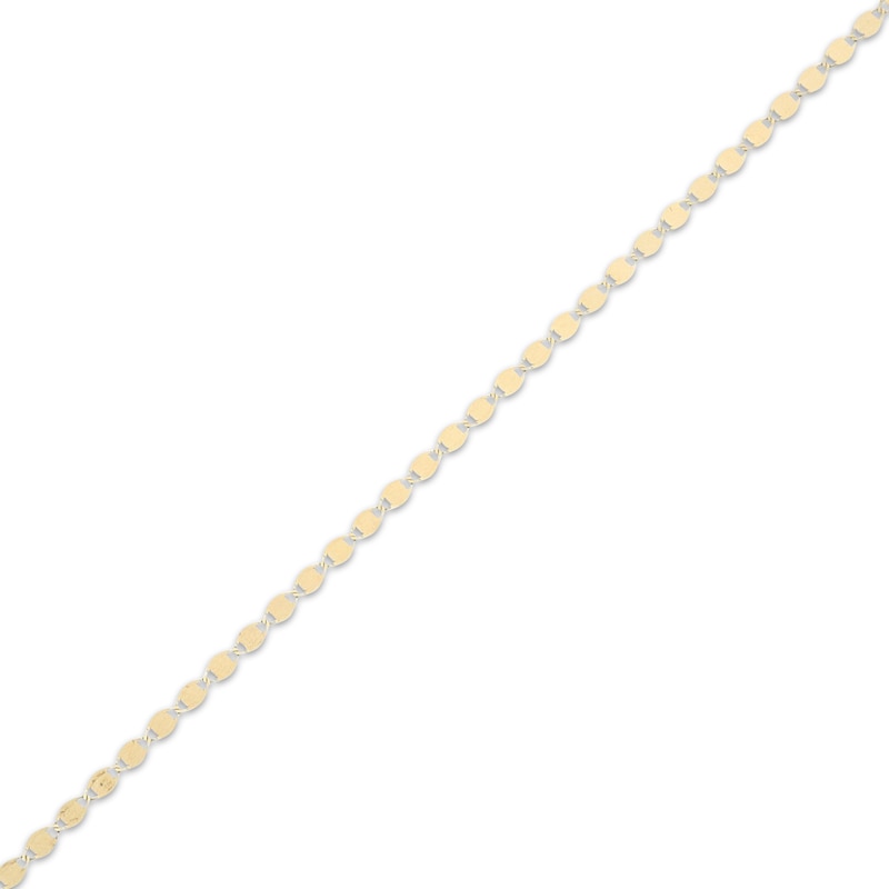 Main Image 2 of Solid Valentino Mirror Chain Necklace 2.2mm 14K Yellow Gold 20&quot;