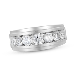Men's Lab-Created Diamonds by KAY Wedding Ring 2 ct tw 14K White Gold