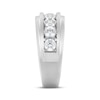 Thumbnail Image 1 of Men's Lab-Created Diamonds by KAY Wedding Ring 2 ct tw 14K White Gold