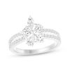 Thumbnail Image 1 of All You Are Multi-Shape Lab-Grown Diamond Cluster Ring 1 ct tw 14K White Gold