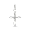 Thumbnail Image 1 of Charmed Memories Looping Cross Charm Sterling Silver