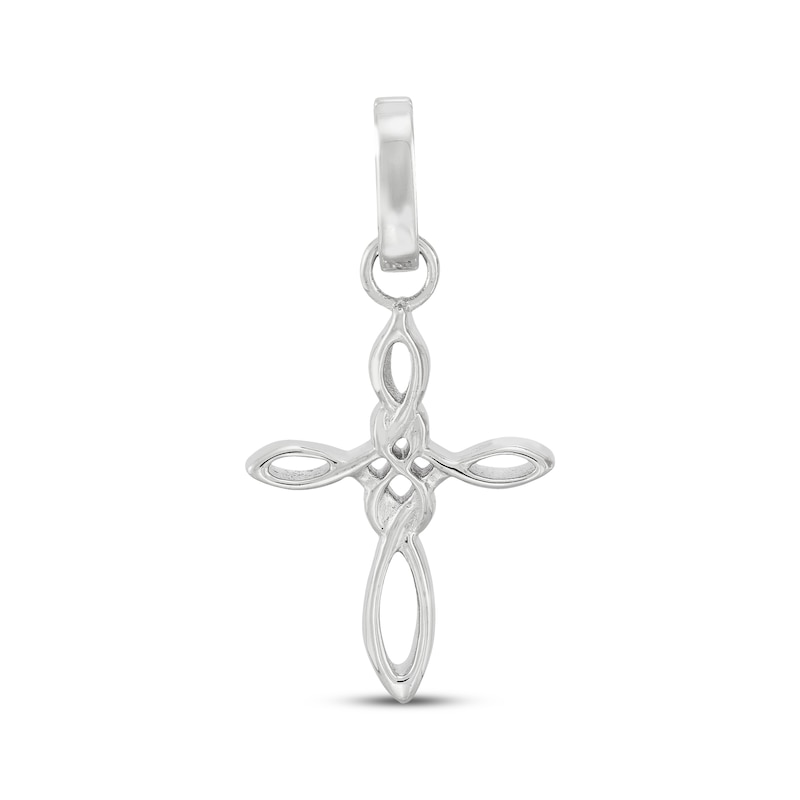 Main Image 1 of Charmed Memories Looping Cross Charm Sterling Silver