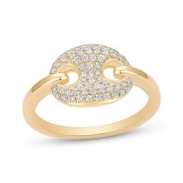 STUDIO BY KAY Diamond Mariner Link Ring 1/3 ct tw 10K Yellow Gold