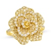 Thumbnail Image 1 of Le Vian Vault Diamond Flower Cocktail Ring 1-1/8 ct tw 14K Honey Gold