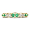 Thumbnail Image 2 of Le Vian Emerald & Diamond Stacking Ring 1/6 ct tw Diamonds 14K Honey Gold