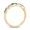 Thumbnail Image 3 of Le Vian Emerald & Diamond Stacking Ring 1/6 ct tw Diamonds 14K Honey Gold