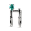 Thumbnail Image 2 of Lab-Created Emerald Ear Cuff Sterling Silver