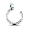 Thumbnail Image 3 of Lab-Created Emerald Ear Cuff Sterling Silver