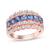 Thumbnail Image 0 of Le Vian Round-Cut Sapphire Ring 5/8 ct tw Diamonds 14K Strawberry Gold