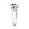 Thumbnail Image 2 of Le Vian Oval-Cut Sapphire Ring 1/5 ct tw Diamonds 14K Vanilla Gold