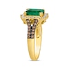 Thumbnail Image 2 of Le Vian Emerald Ring 1/2 ct tw Diamonds 14K Honey Gold