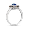 Thumbnail Image 2 of Le Vian Sapphire Ring 5/8 ct tw Diamonds Platinum