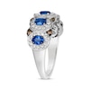 Thumbnail Image 2 of Le Vian Sapphire Ring 1/2 ct tw DIamonds 14K Vanilla Gold