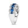 Thumbnail Image 1 of Le Vian Blue Sapphire Ring 1/3 ct tw Diamonds 14K Vanilla Gold